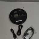 Sunoony Portable CD Player with Bluetooth, Discman CD Player for Car with FM Transmitter, Rechargeable CD Player Portable with Anti-Skip Protection, Headphones, AUX/USB Supported, LCD (Black)