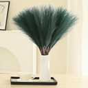Green Pampas Grass Decor - 30pcs 24 Inch Artificial Pampas Grass Decor Tall, Fake Pompas Grass for Vase Filler, Table Centerpieces, Wedding, Party and Green Home Decor (Green)