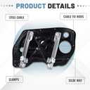 Window Regulator Driver Side Without Motor for Front Left Side Compatible with Hyundai Elantra 2011-2016 Sedan Only - Replace 824713Y010 Power Window Regulator