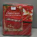 MODFUNS Christmas Ornament Storage Box 128 Ornaments Christmas Ornament Storage 600D Oxford Fabric Christmas Storage Box with Dual Zippers and Outter Pocket Large Organizer Bin for Xmas Decorations (Red)
