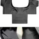 ICYHAWS Floor Mats for Chevy/Chevrolet Express & GMC Savana 2500/3500 2015-2023, All-Weather TPE Rubber Front Row Car Liners Full-Covered Mats with Extended Path Coverage Van Accessories, Black