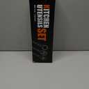 oannao Silicone Cooking Utensils Set - 446F Heat Resistant Silicone Kitchen Utensils for Cooking,Kitchen Utensil Spatula Set w Wooden Handles and Holder for Non-Stick Cookware (Cream White)