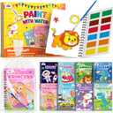 ZMLM 24 Water Coloring Books for Kids Party Favors - Bulk Mini Coloring Books for Kids Ages 4-8,Small Birthday Goodie Bag Stuffers School Teacher Return Gift Art Crafts Classroom Prizes (Classic)