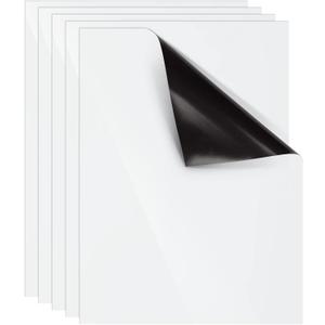 5 Pack Magnetic White Boards - Dry Erase Whiteboard Sheets for Refrigerator, Office, and Home - Perfect for Notes, to-Do Lists, and More - 9 x 12 Inches