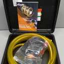 12V Fuel Transfer Pump Moves 120 Gallons of Gas or Diesel Per Hour. With Car Cigarette Lighter Plug, Battery Clip and Upgraded Carrying Case, for UTVs, Vehicles, Boats, Equipment.(80W)