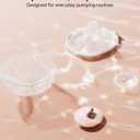 NCVI Wearable Breast Pump, in-Bra Hands-Free Electric Pump with Hospital-Grade -300mmHg Suction, Portable & Rechargeable, 4 Modes 9 Levels for Home, Work & On-the-Go
