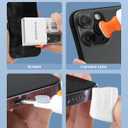 20-in-1 for AirPod Cleaner Kit Pro 4 3 2 1 - Multifunction Cleaning Tool for Headphones Earbuds Phone Laptop Keyboard Screen - Metal Tip, Soft Brush, Flocking Sponge, 15ml Spray, Cloth, Putty