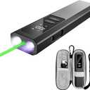 EDC Pocket Flashlight, 1300LM Rechargeable Work Light with UV Light, Green Beam & Side Floodlight, Magnetic Flashlight with Display for Maintenance & Technicians LT-010(Black)