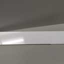 Metal Kitchen Refrigerator Gap Partition Countertop Gap Extension Board,Gap Covers Between Countertop and Walls, Refrigerator Side Partition, No Drill(White,23.62 x 3.93inch)