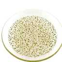 Red Pomegranate ISLA 7" Canape Plate Clear/Gold