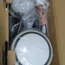 Umatoll Colorful Lighting Baby Balance Bike Toys for 1 Year Old Boys Gifts, Adjustable Seat Baby Walker, One Year Old Boy Birthday Gifts, 12-24 Months Toddler First Ride on Toys (Black)