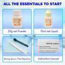 Dental Tooth Repair Kit with Zinc Oxide Eugenol Dental Cement, Temporary Filling Chips for Chipped Teeth, Loose Crowns, Cavities & Minor Tooth Repairs, Temporary Teeth Fix