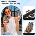 IYH for iPhone 15 Pro Case with 3 Interchangeable Magnetic Back Covers, Military-Grade Protection | Wireless Charging Compatible, Floral Pattern, Black