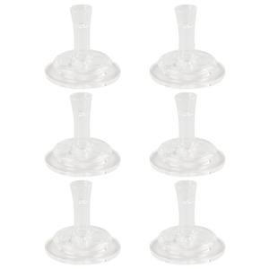 Sippy Straw Nipple for Dr. Brown's Narrow Bottle & Sippy Spout Bottle, Soft 100% Silicone Baby Bottle Straw Nipple, 8m+, 6 Count