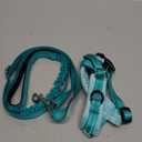 SlowTon No Pull Small Dog Harness and Leash Set, Puppy Soft Vest Harness Neck & Chest Adjustable, Reflective Lightweight Harness & Anti-Twist Pet Lead Combo for Small Medium Dogs(BL-Front Clip,XXS)