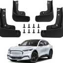 Mud Flaps for Ford Mustang Mach-E 2021-2024 Mud Guards Splash Guards Tire Protector Mudguard Accessories Front & Rear 4pcs Set