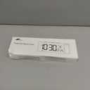 Netzu Projection Clock for Bedroom Ceiling, Alarm Clocks with 180 Rotatable Projector, Date Temperature and Weekday, Manual DST, 5 Brightness, 10 Ringtones, 4 Volumes and Snooze (Black)