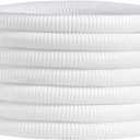 30ft Dog Cat Cord Protector Electric Wires Covers Wire Loom Tubing Protect Wires from Rabbits, Cats and Other Pets White