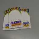3 x 47 & 74 Birthday Candle, 47th & 74th Cake Candles, Number 47 & 74 Birthday Candles for Cake Topper Decoration, Green