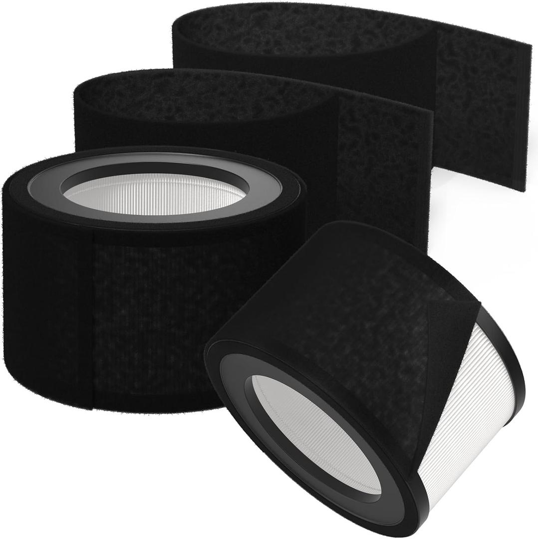 2 Pack HEPA Replacement Filter Compatible with Crane EE-5068 Air Purifier, Part Number HS-1946