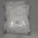 SpaceDresser Basic Rod Pocket Sheer Voile Window Curtain Panels White 1 Pair 2 Panels 60 Width 96 Inch Long for Kitchen Bedroom Children Living Room Yard（White，60Wx 96L）