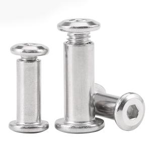 NACX 5/16"(8mm) Screw Post, Male M6 x 35mm Binding Bolts Fastener, 304 Stainless Steel, 10Sets