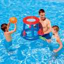 Inflatable Basketball and Ring Toss Game (2-in-1)