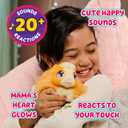 Little Live Pets Mama Surprise Guinea Pig Plush Toy, Interactive Stuffed Guinea Pig Hutch and 3 Babies, Animal Plush with 20+ Sounds, Toys for Ages 4+
