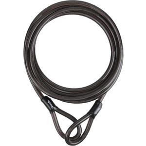 Venzio Heavy Duty 15FT 12mm (1/2 inch) Bike Lock Cable with Loops, Security Steel Lock Cable, PVC Coated Anti-Theft Chain for Bicycle, Gate, Grill, Generator