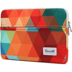 Canvaslifee Rainbow Peacock Patten Laptop Sleeve 14 inch 14.0 inch Laptop case Bag