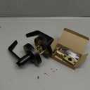 Keyed Entry Vacant Occupied Bathroom Lock, Commercial Door Handle, Occupied Door Handle with Indicator, for Restroom, Store, Hospital and Office, Privacy Door knob/LeverKey Silver