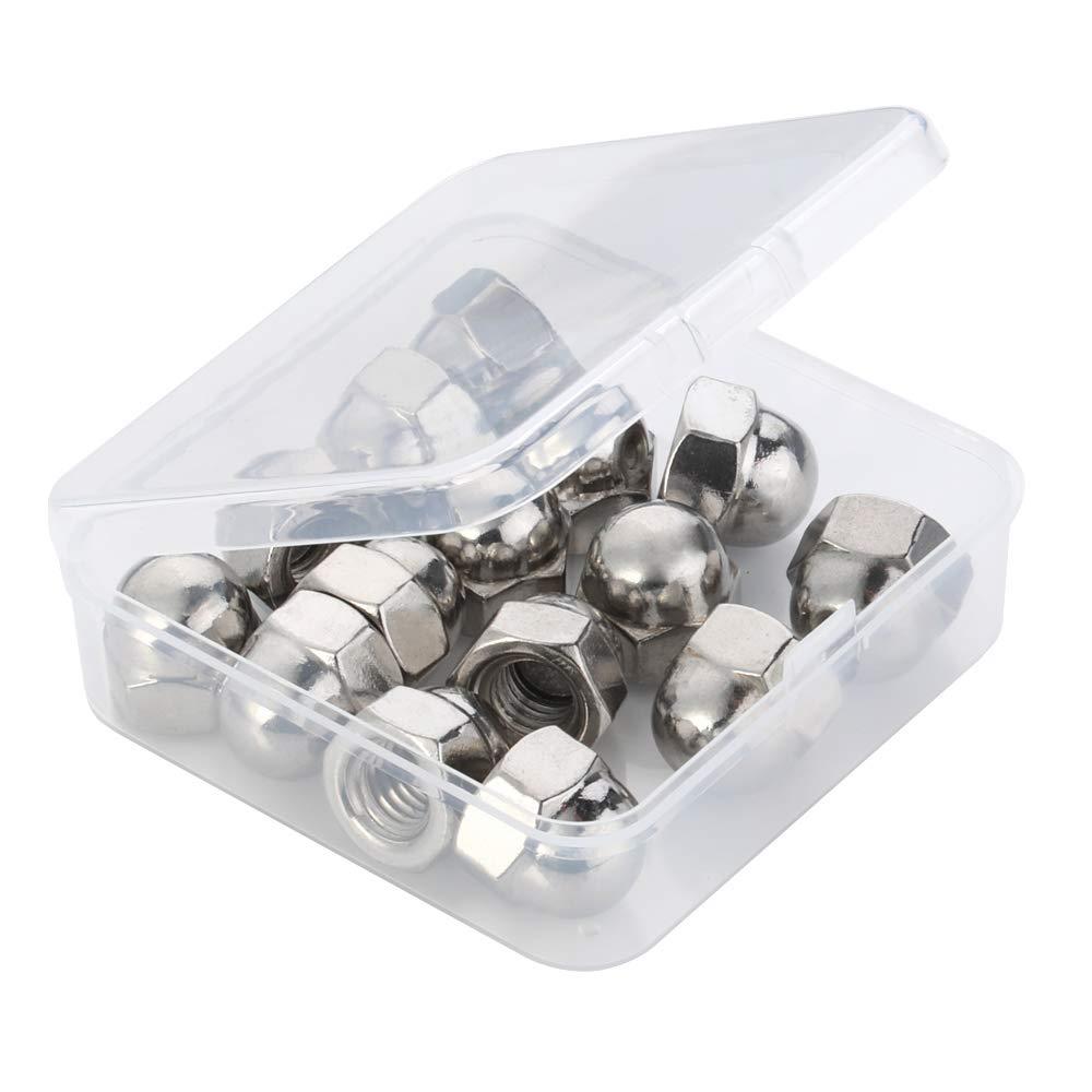 MewuDecor 5/16-18 Acorn Cap Nuts, 304 Stainless Steel 18-8, Bright Finish, Quantity 25