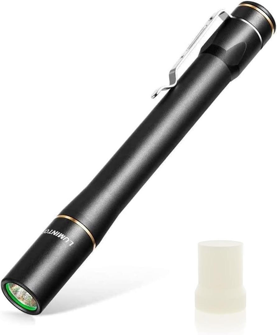LUMINTOP Pen Light IYP365 Nichia High Color Rendering LED Flashlight, Pen Lights for Nurses, AAA Flashlight, Penlights for Doctors Diagnostic, Inspection, 3 Modes IP68 Waterproof