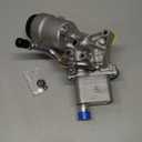 LLANNDER Aluminum Engine Oil Cooler Filter Housing Assembly Compatible with 2011-2021 Chevy Cruze Sonic Trax Buick Encore 1.4L Turbo Replaces 55566784 918-428 55565388 with Gasket, Filter Insert, Cap