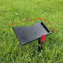 Dog Grave Marker Stand,Gravestone Holder for Cemetery for Human,Memorial Plaque Support for Pet,Cat,Tombstone,Headstone,Garden Memorial Stone Stand (for 16"X8" Plaque)