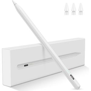 Stylus Pen for iPad 2026-2018, 15 Mins Fast Charge Pencil for iPad A16 11th/10th/9-6th Generation, Air M4 M3 M2 11"/13"/5-3rd, Pro M4 11/12.9/13, Mini A17 Pro/6/5th, Tilt Sensitivity Palm Rejection