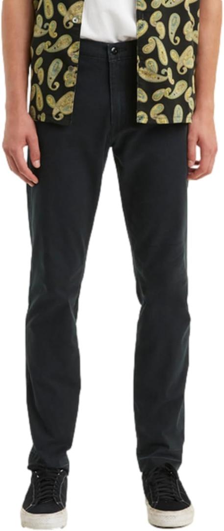 Levi's Men's Xx Standard Tapered Chino Pants  (31W x 30L, Mineral Black - Stretch) Levi's Men's Xx Standard Tapered Chino Pants  (31W x 30L, Mineral Black - Stretch)
