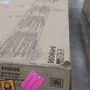 DHP Dusty Metal Bunk Bed Frame, Twin-Over-Full for Kids, Teens, Adults, Angled Ladder, Guardrail, No Boxspring, Small Spaces, Silver