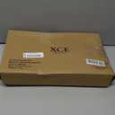 XcE Foldable Bamboo Bathtub Caddy Tray - Expandable to 41 Inches with Non-Slip Pads & Book Stand for Couples Luxury Bath