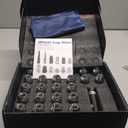 Orion Motor Tech M14x1.5 Spline Lug Nuts with Cone Seat, Chrome Plated Wheel Lug Nuts Compatible with Chevrolet Silverado Suburban 1500 Ford Expedition F-150 Ram 1500& More, Set of 24