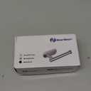 NearMoon Toilet Paper Holder Self Adhesive, Premium Thicken SUS304 Stainless Steel Rustproof Adhesive Toilet Roll Holder no Drilling for Bathroom, Kitchen, Washroom (1 Pack, Matte Black)