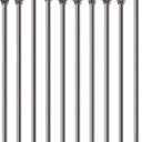 10Pcs Long Carbide Burr Set 1/8" Shank Total L 4.4" Compatible with Dremel Die Grinder Bits Port Grind Metal Cast Iron Steel Aluminum Cylinder Head Engine Intake Exhaust Manifold Tight Area