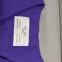 Unisex Adult Matte Graduation Gown & Robe, Purple, 1 PCS  4'6"-4'8" (39")