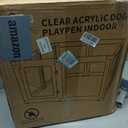 Acrylic Dog Playpen Indoor for Small Dogs & Puppies, Number Of Panels: 14-Divider Set, 78.7"L x 39.4"W x 23.6"H