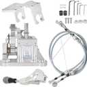 WFLNHB Shifter Cables Trans Bracket Shifter Replacement for Civic K20 K24 RSX K Swap Eg Ek Ef K Series