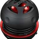 AYL Portable Bluetooth Speakers Mini Speaker, Ideal Beach Accessories, Unisex Gifts, Black, Perfect for Laptop, MP3, iPhone, iPad, Parlante, Gender Neutral Gifts for Adults with 3.5mm Aux Input