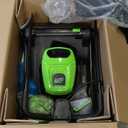 Greenworks 60V 17" Brushless Cordless Push Lawn Mower, 2-in-1 Mulching/Bagging, 4.0Ah Battery and 3A Charger(40min Runtime)