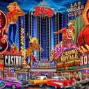 Springbok Viva Las Vegas 1000 Piece Jigsaw Puzzle for Adults- Colorful Travel Puzzle- Unique Cut Pieces - Made in USA