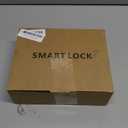 Fingerprint Door Lock Smart Voice Guidance Door Knob with Keyless Entry,Door Locks for Bedrooms,Home Hotel Office Apartment Rental House Fingerprint Door Knob,Easy to Install (Black) (Door thickness:1-9/16" to 2-3/16"(40-55mm))