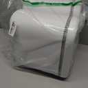 3 Gallon Slim Small Bathroom Trash Can with Lid, White Dog Proof Garbage Can with Air-Press Bag Expander & Removable Bucket, Narrow Bathroom Waste Basket for Bedroom, Office, Dorm, Pack Of 2